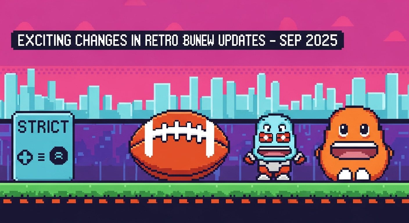 Exciting Changes in Retro Bowl New Updates - Sep 2025